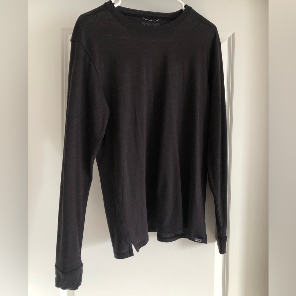 Patagonia Black Men's Long-Sleeved Capilene Cool Daily Shirt